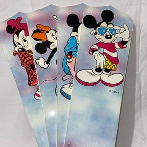 Vintage Disney Mickey And Minnie Mouse 4 Ceiling Fan Blades